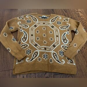 Madewell Bandana Sweater